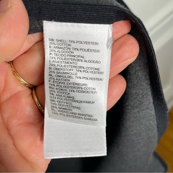 North Face Cozy Slacker Poncho Pullover Sweatshirt Womens S/M - Picture 10 of 11